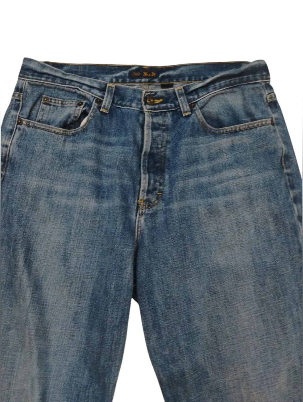 J Crew Men's Blue Denim Jeans Sz 36 X 34